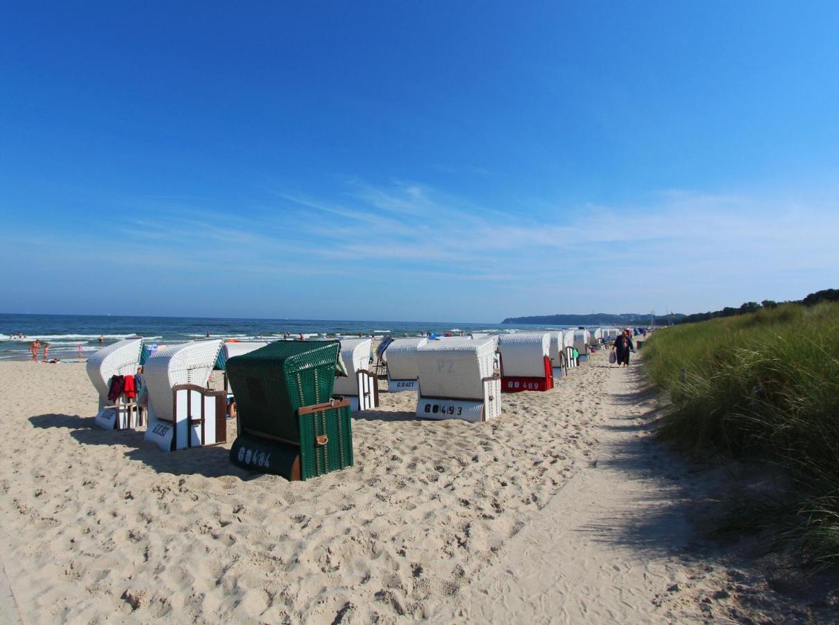 Ferienhus Baabe FeWo 01 Terrasse, Sauna- und Schwimmbadnutzung im AHOI Sellin Exterior foto