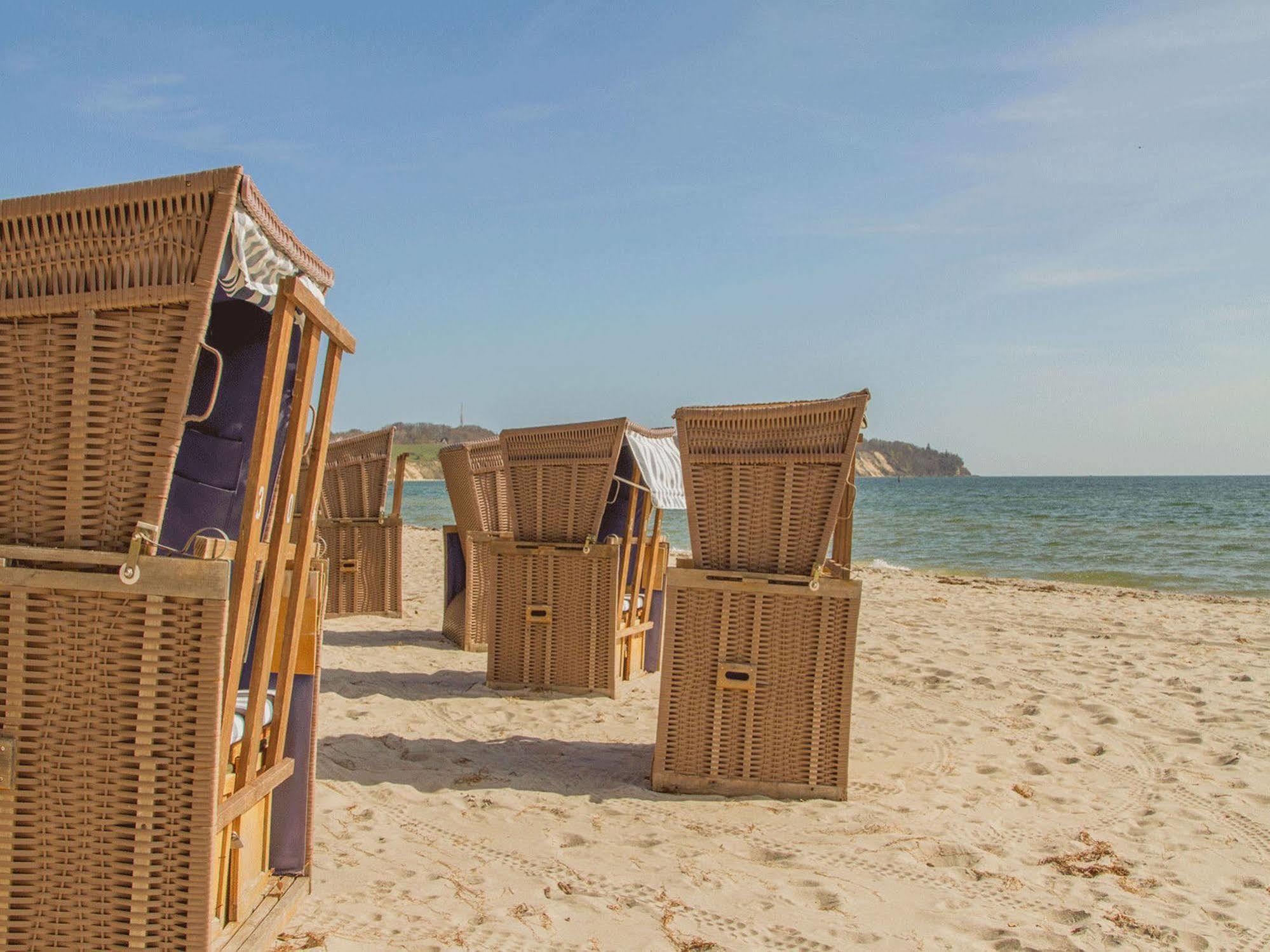 Ferienhus Baabe FeWo 01 Terrasse, Sauna- und Schwimmbadnutzung im AHOI Sellin Exterior foto